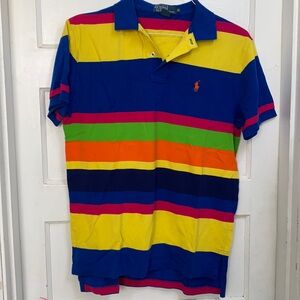 Rare Ralph Lauren polo rainbow stripped